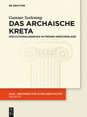 cover image of Das archaische Kreta